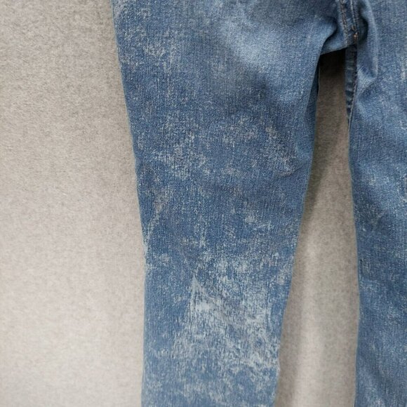 Epic Threads Jeans Women's 26 Blue Acid Wash Straight Jeans Some Stretch Flare - Picture 13 of 16